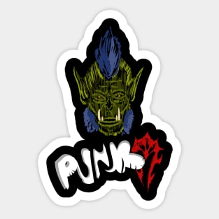 Orc Punk Sticker